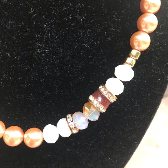 Champagne Fashion Necklace - Picture 5 of 5